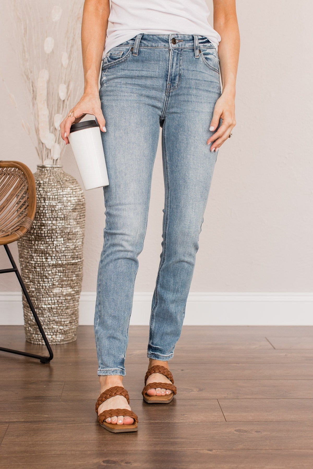 Slim Ankle Jeans - Lyra Wash